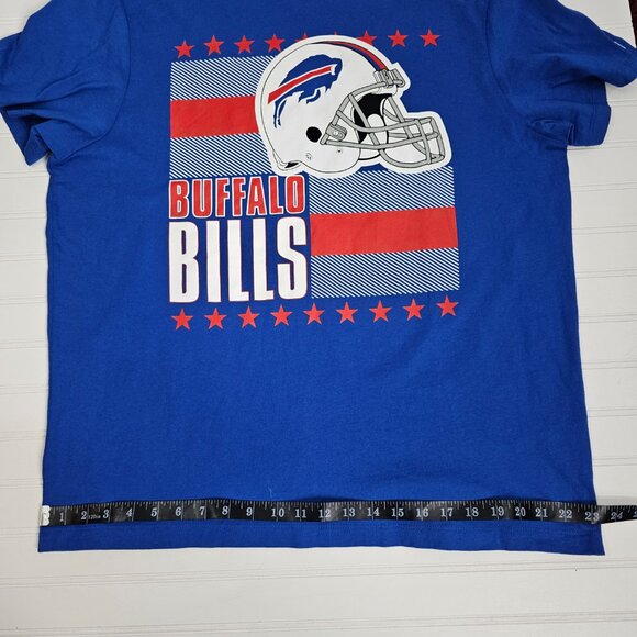 Tailgate Buffalo Bills Football Helmet Graphic Tee Blue Men's Size XL NWOT Read - Picture 13 of 14